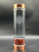 Load image into Gallery viewer, Red Jasper Crystal Intention Bottle
