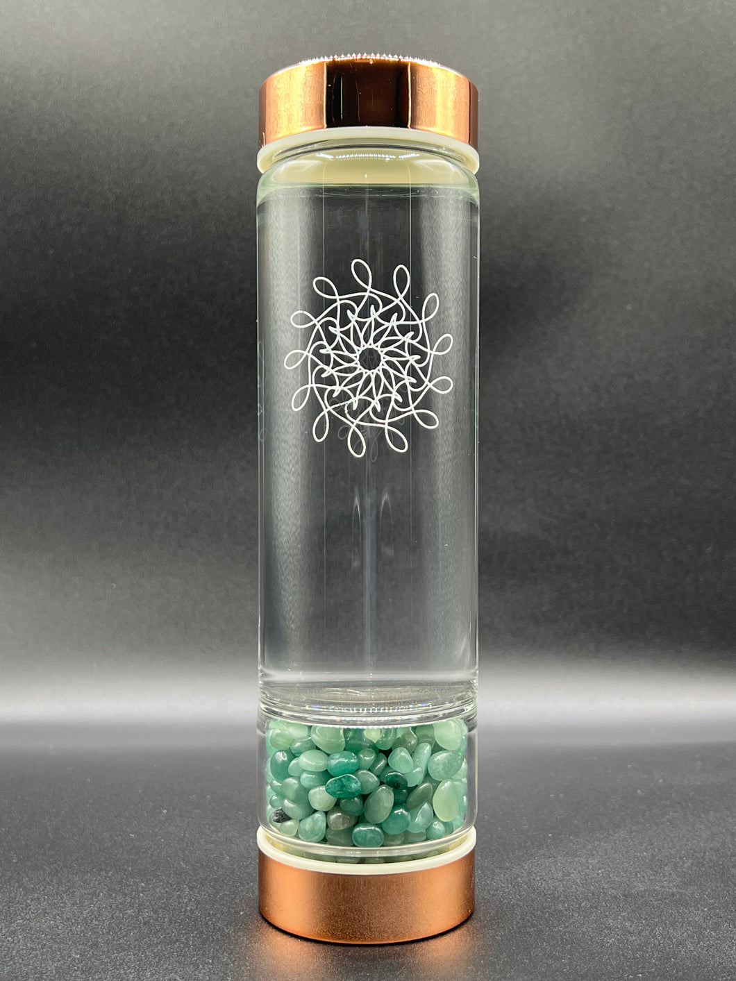 Aventurine Crystal Intention Bottle