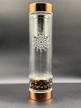 Load image into Gallery viewer, Tigers Eye Crystal Intention Bottle

