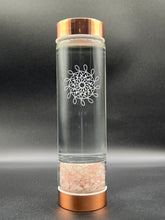 Load image into Gallery viewer, Rose Quartz Crystal Intention Bottle
