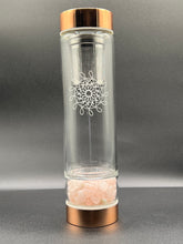 Load image into Gallery viewer, Rose Quartz Crystal Intention Bottle
