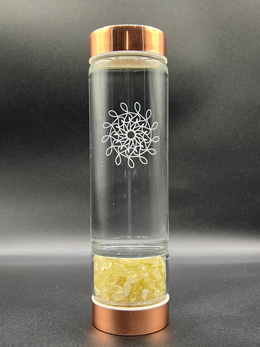 Citrine Crystal Intention Bottle