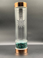 Load image into Gallery viewer, Malachite Crystal Intention Bottle
