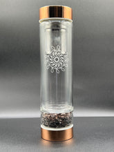 Load image into Gallery viewer, Smoky Quartz Crystal Intention Bottle
