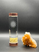 Load image into Gallery viewer, Citrine Crystal Intention Bottle
