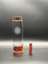 Load image into Gallery viewer, Red Jasper Crystal Intention Bottle
