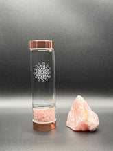 Load image into Gallery viewer, Rose Quartz Crystal Intention Bottle
