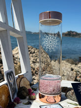Load image into Gallery viewer, Rose Quartz Crystal Intention Bottle
