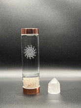 Load image into Gallery viewer, Clear Quartz Crystal Intention Bottle
