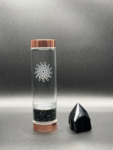 Load image into Gallery viewer, Obsidian Crystal Intention Bottle
