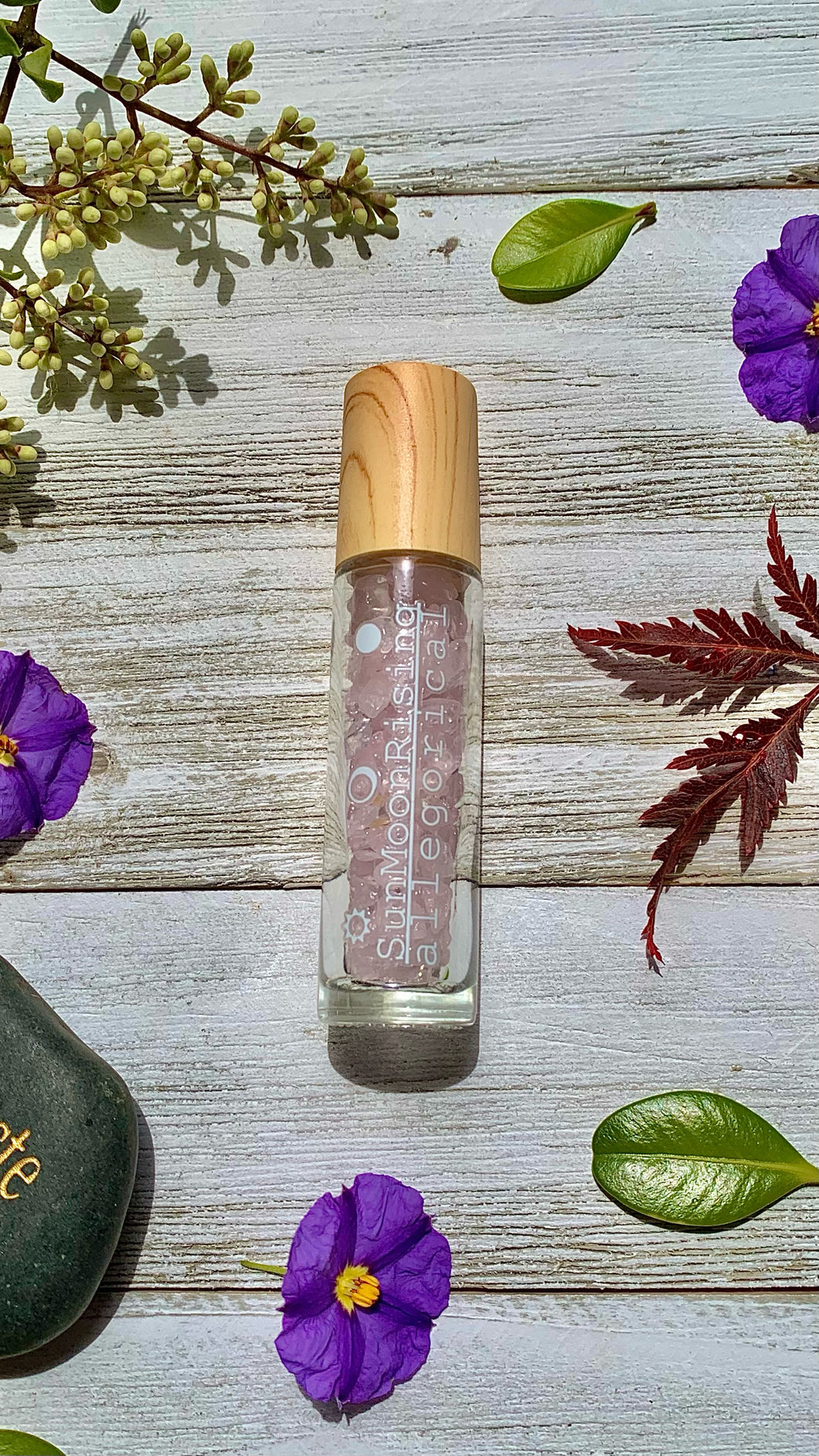 Rose Quartz Healing Crystal Aroma Therapy
