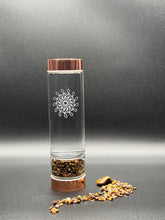 Load image into Gallery viewer, Tigers Eye Crystal Intention Bottle
