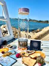 Load image into Gallery viewer, Smoky Quartz Crystal Intention Bottle
