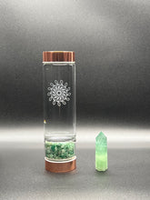 Load image into Gallery viewer, Aventurine Crystal Intention Bottle
